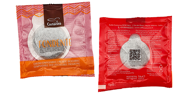 Fondente pods packaging